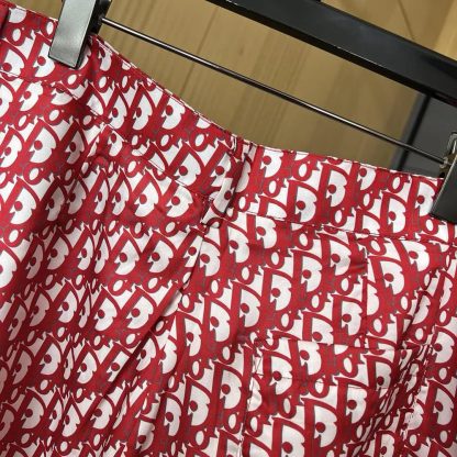 Dior Men Oblique Bermuda Shorts in Silk Twill - 图片 9