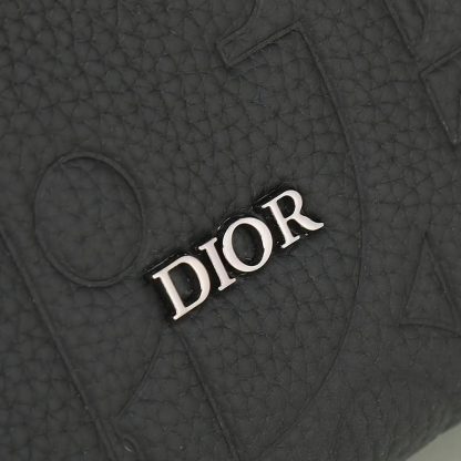 Dior Men Rider 2.0 Zipped Messenger Bag Black Dior Gravity Leather and Black Grained Calfskin - 图片 8