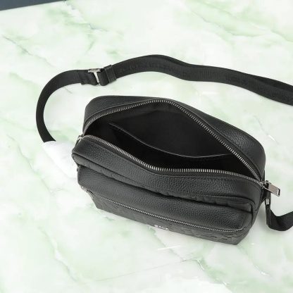 Dior Men Rider 2.0 Zipped Messenger Bag Black Dior Gravity Leather and Black Grained Calfskin - 图片 6