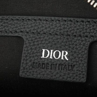 Dior Men Rider 2.0 Zipped Messenger Bag Black Dior Gravity Leather and Black Grained Calfskin - 图片 9