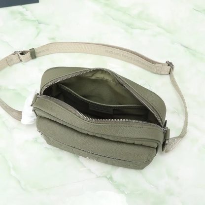 Dior Men Rider 2.0 Zipped Messenger Bag Khaki Dior Gravity Leather and Khaki Grained Calfskin - 图片 6