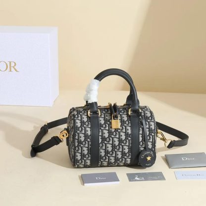 Dior Unisex Dior Groove 20 Bag Blue Dior Oblique Jacquard - 图片 2