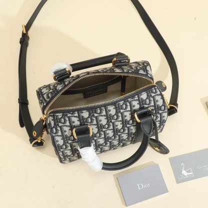 Dior Unisex Dior Groove 20 Bag Blue Dior Oblique Jacquard - 图片 5