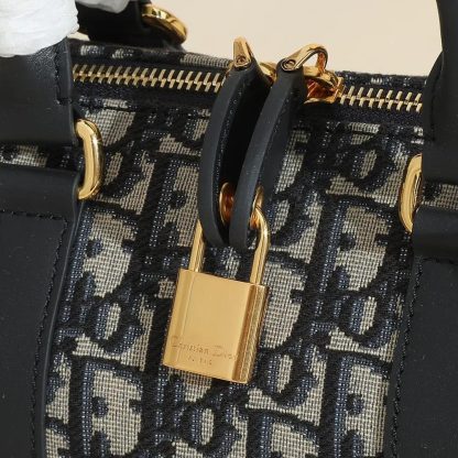 Dior Unisex Dior Groove 20 Bag Blue Dior Oblique Jacquard - 图片 6