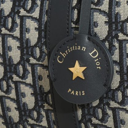 Dior Unisex Dior Groove 25 Bag Blue Dior Oblique Jacquard - 图片 8