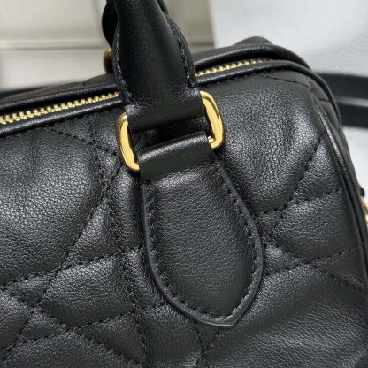 Dior Women Dior Groove 20 Bag Black Macrocannage Calfskin - 图片 8