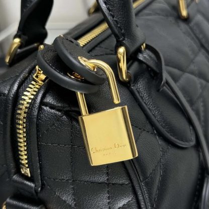 Dior Women Dior Groove 20 Bag Black Macrocannage Calfskin - 图片 7