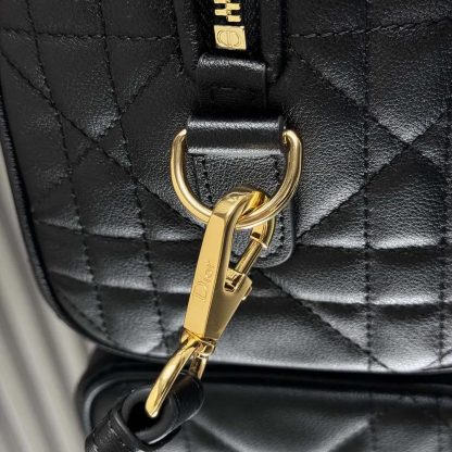 Dior Women Dior Groove 20 Bag Black Macrocannage Calfskin - 图片 6