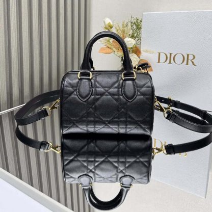 Dior Women Dior Groove 20 Bag Black Macrocannage Calfskin - 图片 3