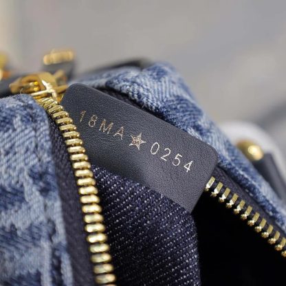 Dior Women Groove 20 Bag Blue Denim Dior Oblique Jacquard - 图片 8