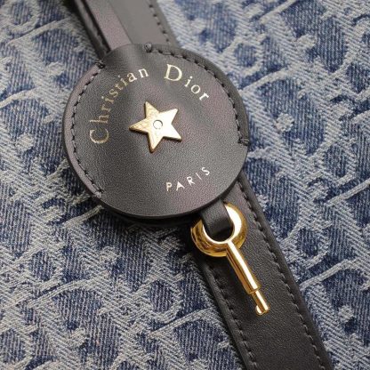 Dior Women Groove 25 Bag Blue Denim Dior Oblique Jacquard - 图片 9