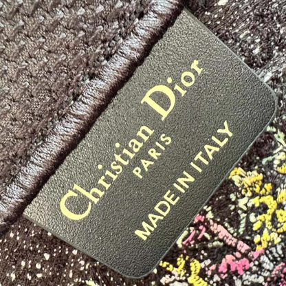 Dior Women Large Dior Book Tote Black Embroidery M1286ZEDO_M911 - 图片 7