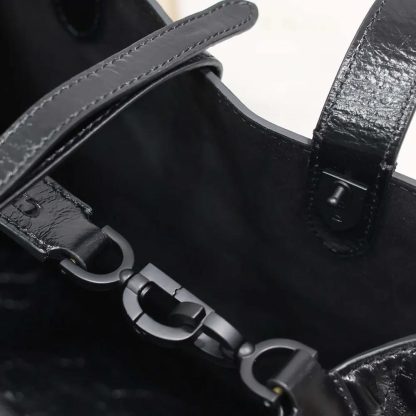 Dior Women Medium Dior Toujours Bag Black Macrocannage Crinkled Calfskin - 图片 10