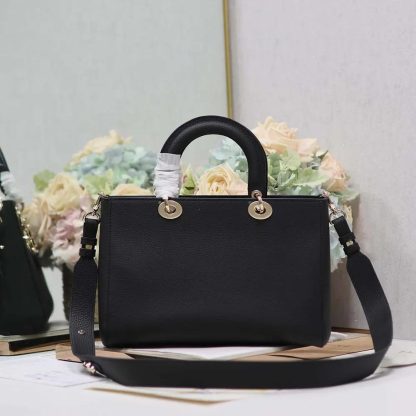 Dior Women Medium Lady D-Sire My ABCDior Bag Black Taurillon Leather - 图片 2