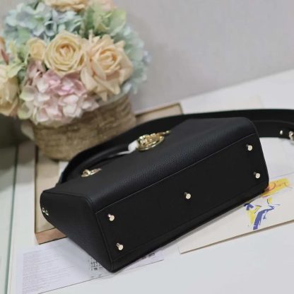 Dior Women Medium Lady D-Sire My ABCDior Bag Black Taurillon Leather - 图片 7
