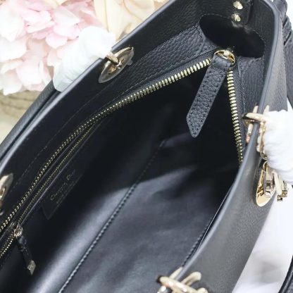 Dior Women Medium Lady D-Sire My ABCDior Bag Black Taurillon Leather - 图片 10