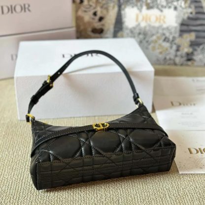 Dior Women Miss Caro Cigale Mini Bag Black Macrocannage Lambskin - 图片 9