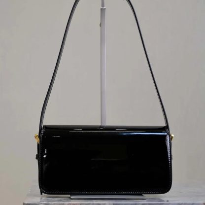 Dior Women Miss Dior Flap Bag Black Patent Calfskin - 图片 3