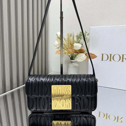 Dior Women Miss Dior Flap Bag Black Quilted Miss Dior Allover Calfskin - 图片 2