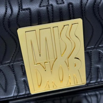 Dior Women Miss Dior Flap Bag Black Quilted Miss Dior Allover Calfskin - 图片 10