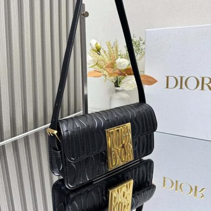 Dior Women Miss Dior Flap Bag Black Quilted Miss Dior Allover Calfskin - 图片 4