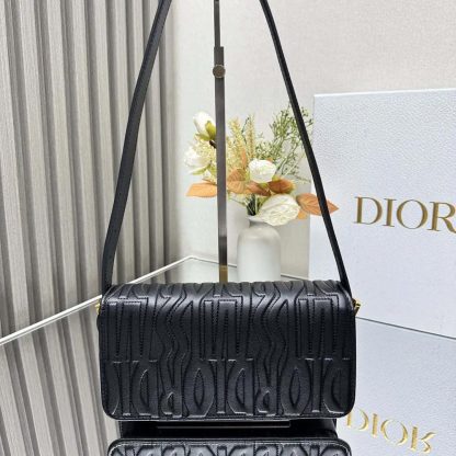 Dior Women Miss Dior Flap Bag Black Quilted Miss Dior Allover Calfskin - 图片 3