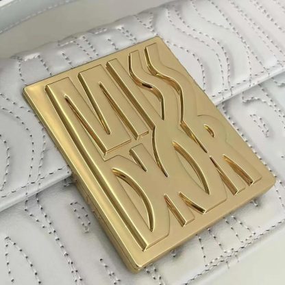Dior Women Miss Dior Flap Bag Latte Quilted Miss Dior Allover Calfskin - 图片 7