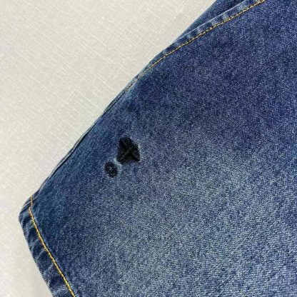 Dior Women Shorts Blue Stonewashed Cotton Denim - 图片 7