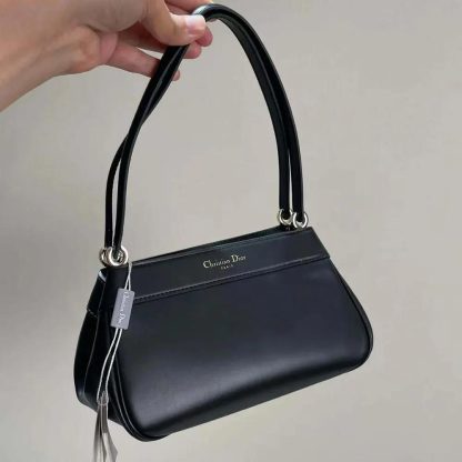Dior Women Small Dior Key Bag Black Box Calfskin - 图片 4
