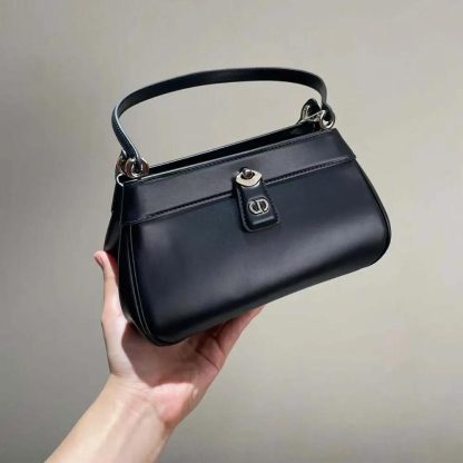 Dior Women Small Dior Key Bag Black Box Calfskin - 图片 2
