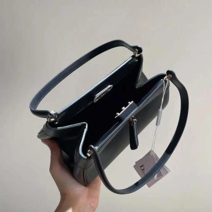 Dior Women Small Dior Key Bag Black Box Calfskin - 图片 8