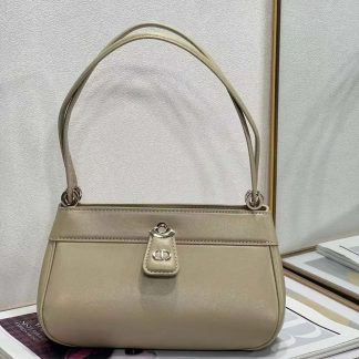 Dior Women Small Dior Key Bag Sandy Box Calfskin