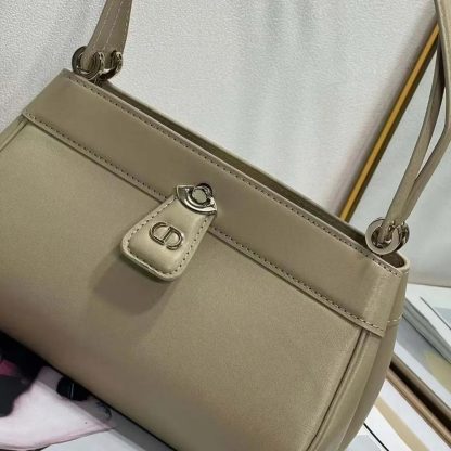Dior Women Small Dior Key Bag Sandy Box Calfskin - 图片 5