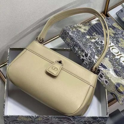 Dior Women Small Dior Key Bag Sandy Box Calfskin - 图片 2