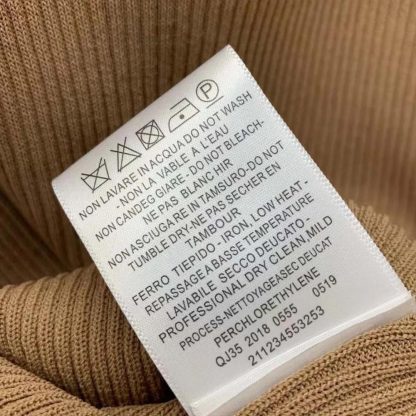 Dior Women Tank Top Sandy Ribbed Cotton Jersey 343T50B4086X0200 - 图片 6