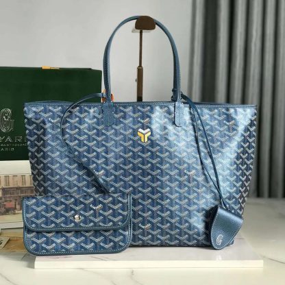 Goyard Unisex Saint Louis GM bag-Pearly Blue STLCROGMLTY91CL91P - 图片 2