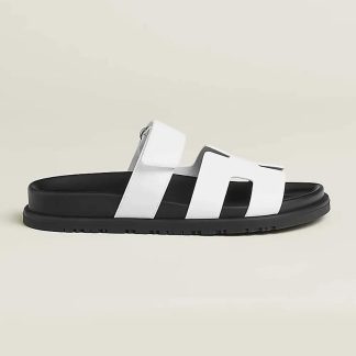 Hermes Unisex Chypre Sandal-White H222100Zv90380