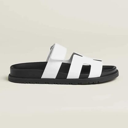 Hermes Unisex Chypre Sandal-White H222100Zv90380