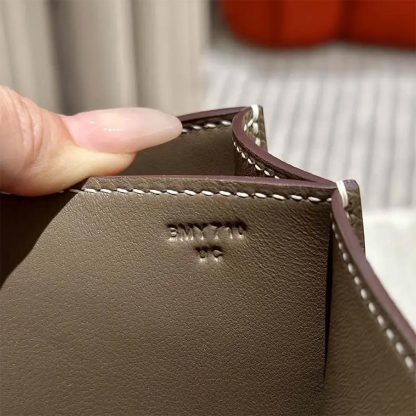 Hermes Women Constance 24 Bag Epsom Leather-GrayGold - 图片 8