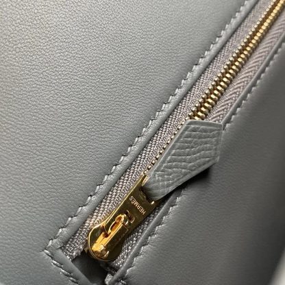 Hermes Women Constance 24 Bag Epsom Leather-GreyGold - 图片 10
