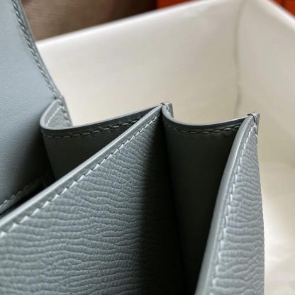Hermes Women Constance 24 Bag Epsom Leather-GreyGold - 图片 8
