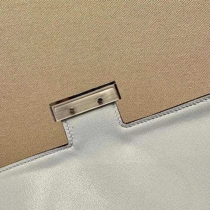 Hermes Women Constance 24 Bag Epsom Leather-Light BlueSilver - 图片 9