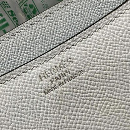 Hermes Women Constance 24 Bag Epsom Leather-Light BlueSilver - 图片 8