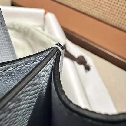 Hermes Women Constance 24 Bag Epsom Leather-Light BlueSilver - 图片 10