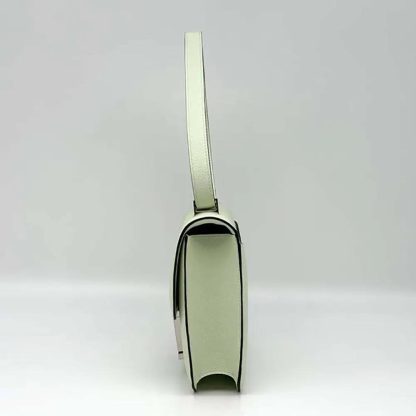 Hermes Women Constance 24 Bag Epsom Leather-LimeSilver - 图片 5
