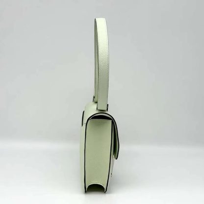 Hermes Women Constance 24 Bag Epsom Leather-LimeSilver - 图片 6