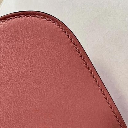 Hermes Women Constance 24 Bag Epsom Leather-PinkSilver - 图片 8