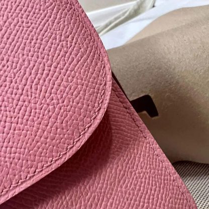 Hermes Women Constance 24 Bag Epsom Leather-PinkSilver - 图片 7