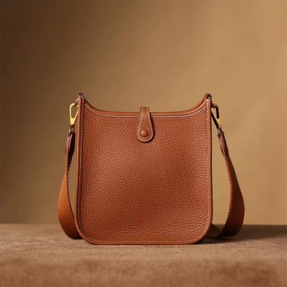 Hermes Women Evelyne 16 Amazone in Clemence Leather-BrownGold - 图片 4