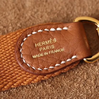Hermes Women Evelyne 16 Amazone in Clemence Leather-BrownGold - 图片 10